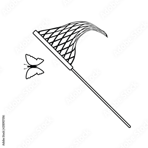 Icon of butterfly net