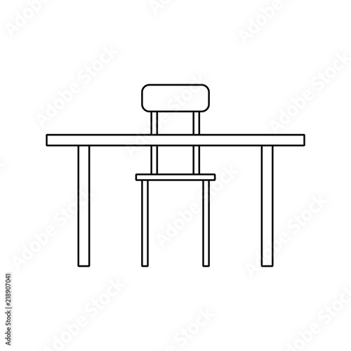 Icon of Table and chair