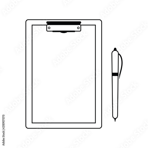 Icon of Tablet and pen