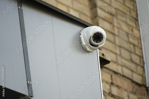 Surveillance cameras on the street