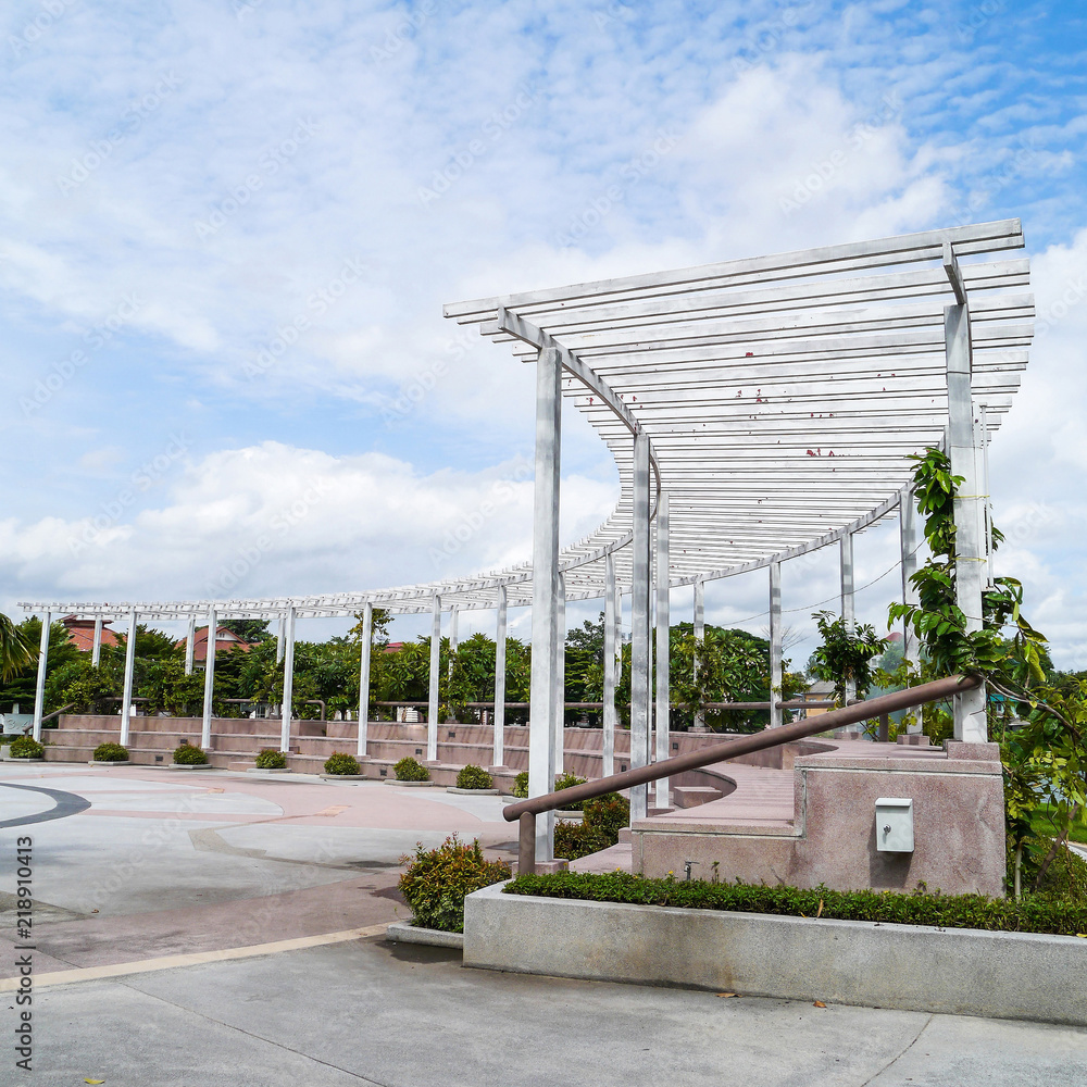 Obraz premium White trellis .