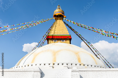 Boudhanath stupa in Kathmandu, Nepal