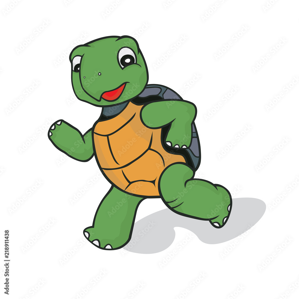 Obraz premium turtle character