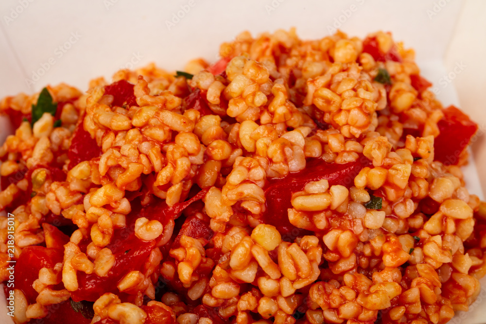Bulgur with tomato Bulgur with tomato