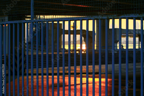 the kwun tong pier , hong kong at day time photo