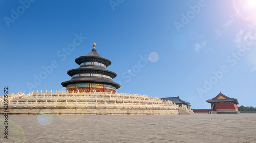 Temple of Heaven, Tian Tan, an imperial complex of religious buildings situated in the southeastern part of central Beijing.