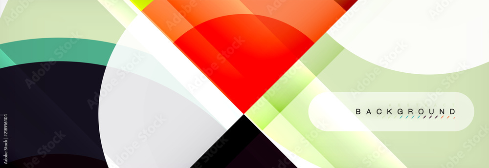 Vector circular geometric abstract background Vector circular geometric abstract background