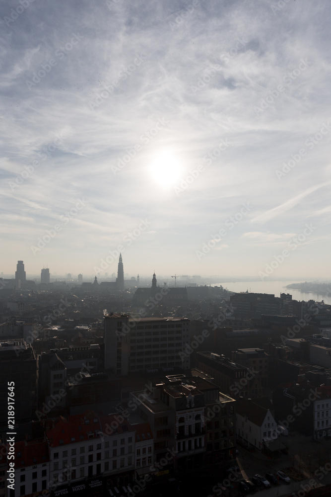 Antwerp Smog Landscape