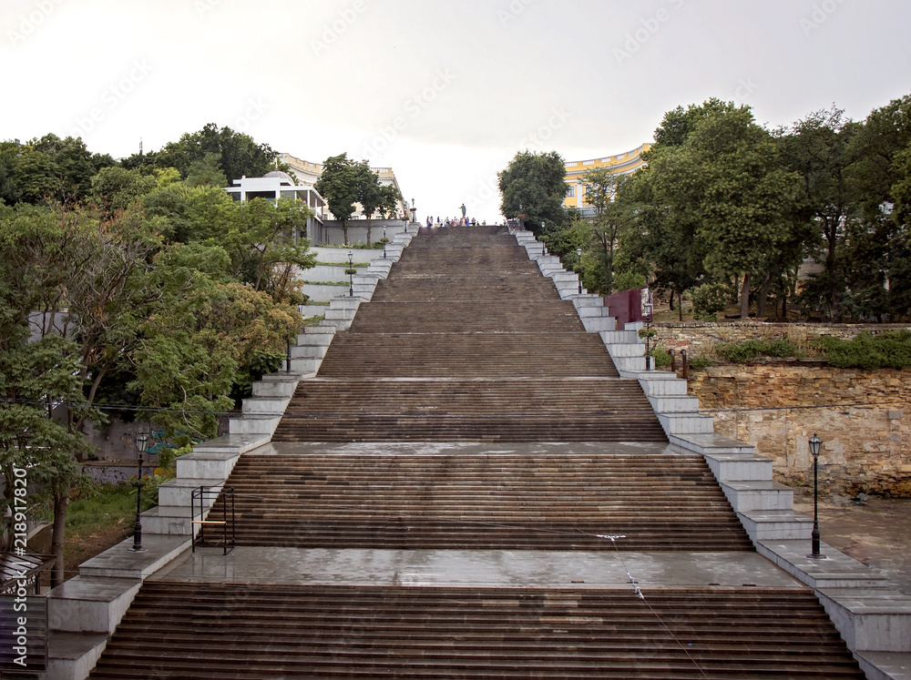 The staircase leading to the sea in Odessa