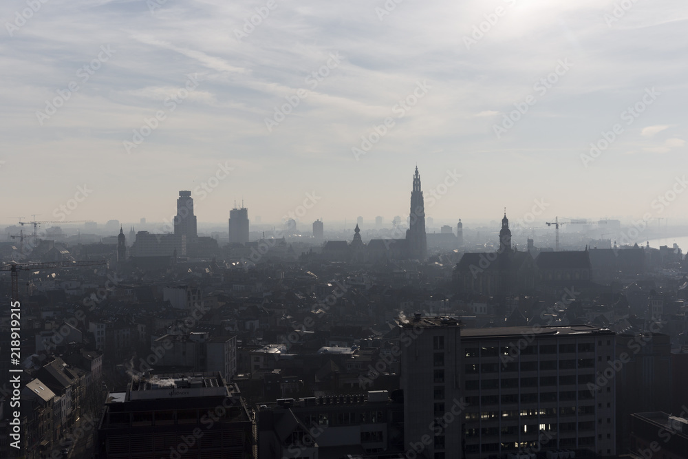 Antwerp Smog Landscape