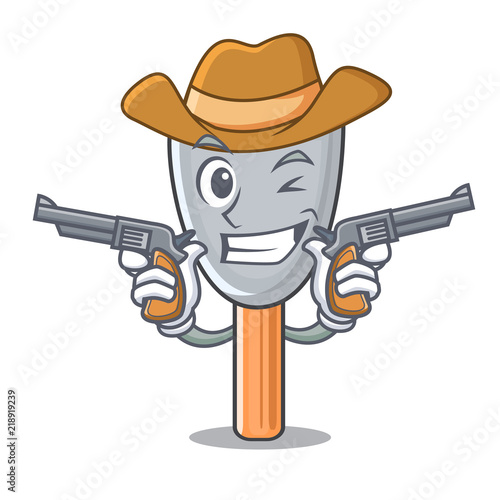 Cowboy putty blade character cartoon