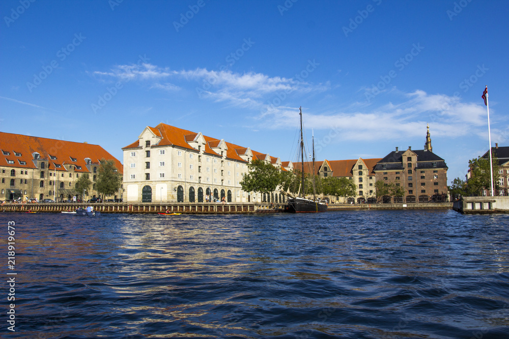 Fototapeta premium The capital city of Copenhagen Denmark 