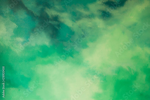 Abstract green paint color