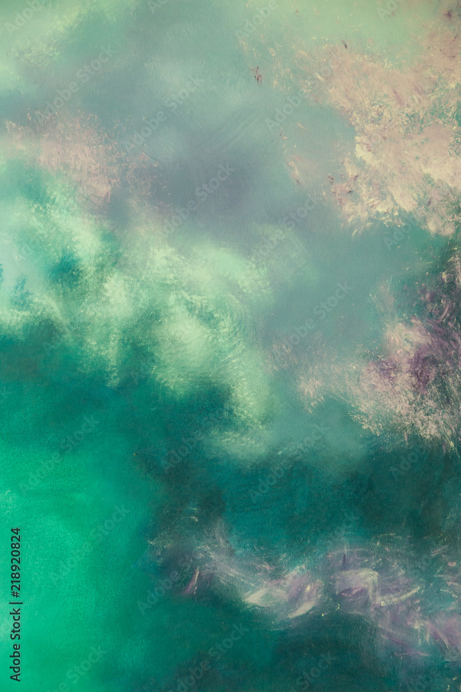 Fototapeta premium Abstract green paint color