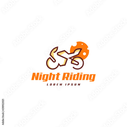 Motorcycle logo vector