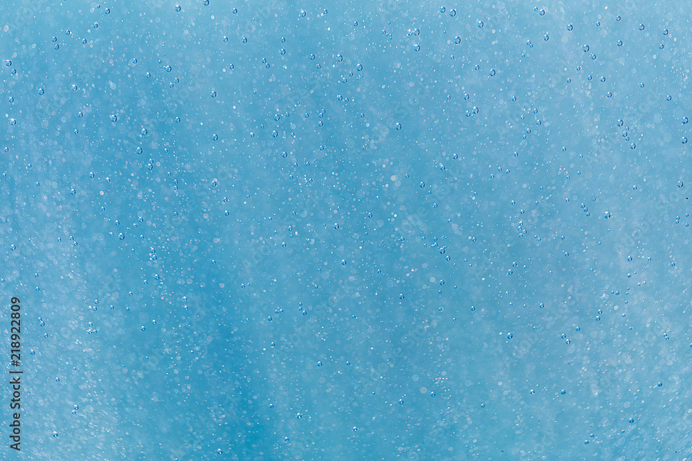 Bubbles in the blue water background Bubbles in the blue water background