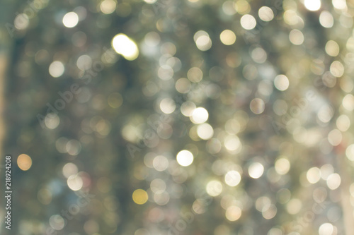 Abstract Glitter Defocused Background with Blinking lights blurred Bokeh