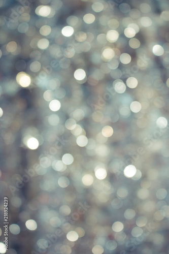 Abstract Glitter Defocused Background with Blinking lights blurred Bokeh