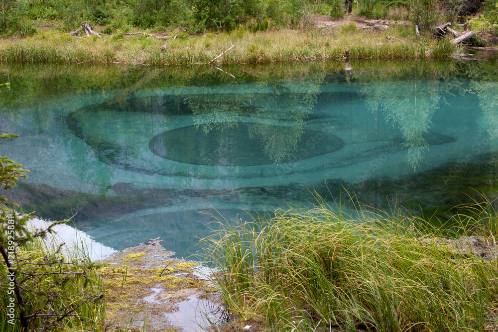 Geyser lake in the Altai Geyser lake in the Altai