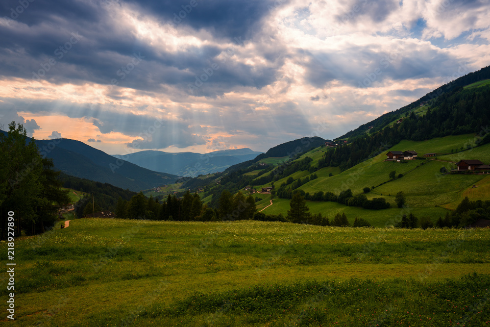 Villnos Valley in South Tyrol