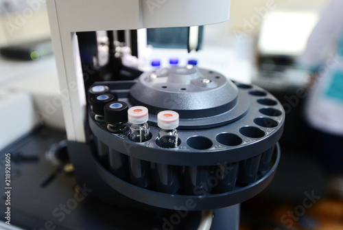 Test tubes in the laboratory