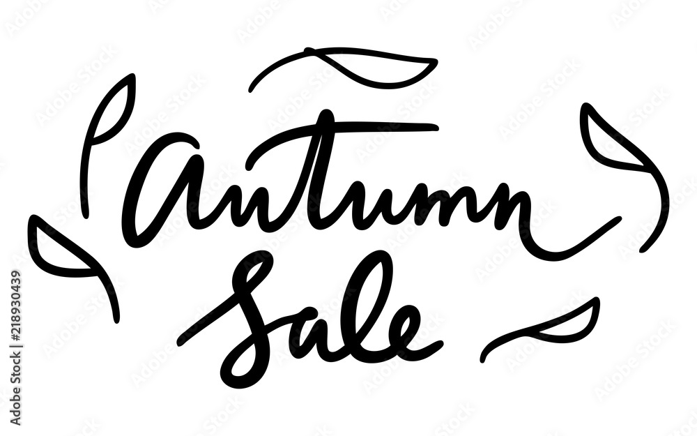 Set of handwritten autumn season inscriptions. Vector hand lettering Autumn Sale. Modern brush calligraphy isolated on white background. Set of handwritten autumn season inscriptions. Vector hand lettering Autumn Sale. Modern brush calligraphy isolated on white background.