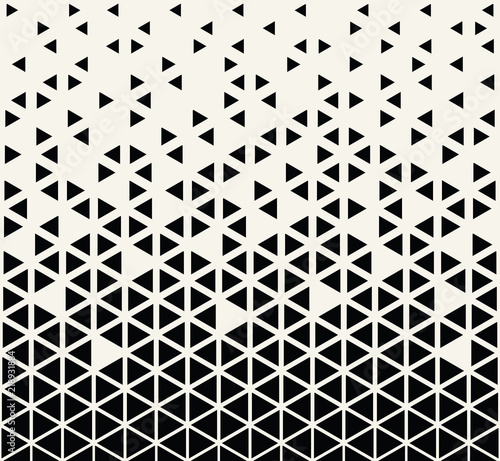 abstract seamless geometric triangle pattern vector background
