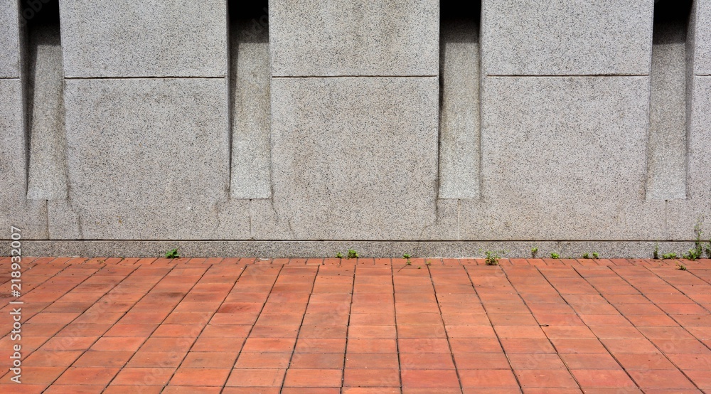 Fototapeta premium modern street wall background, texture