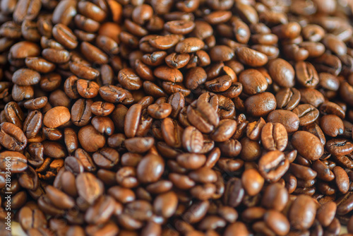 background of coffee beans