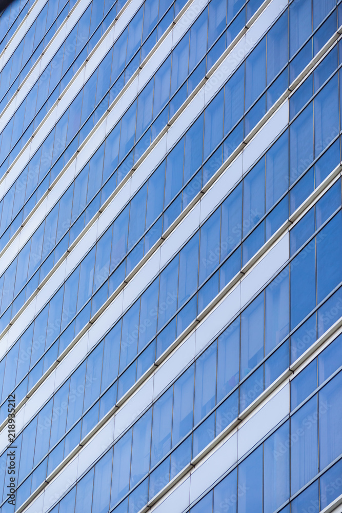 Business building with glass of windows Business building with glass of windows