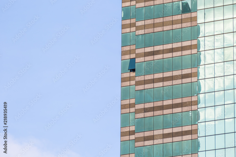 Business building with glass of windows Business building with glass of windows