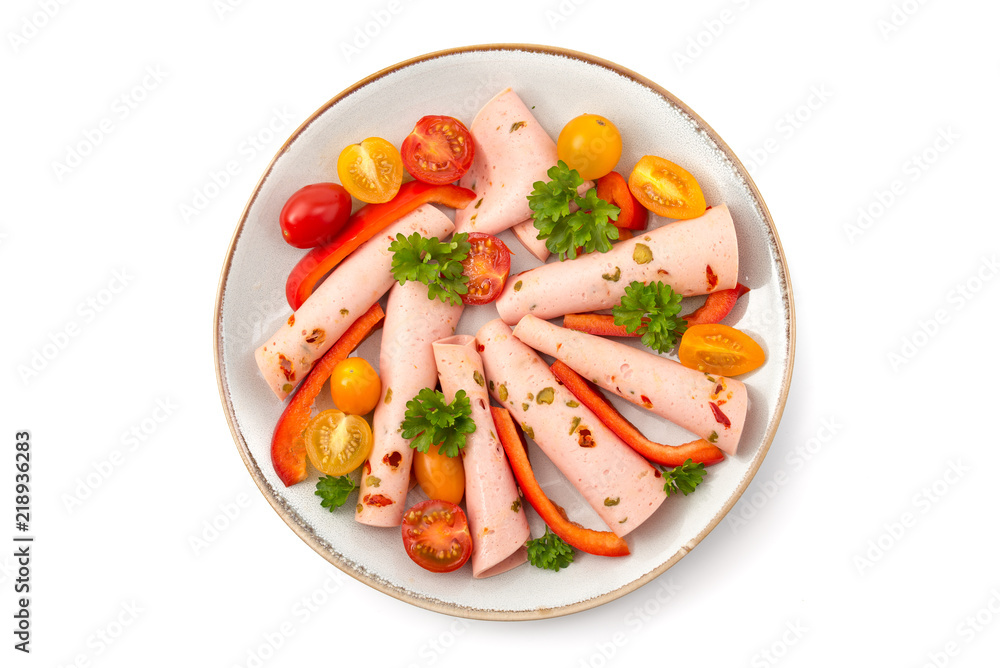 Lyoner mit Paprika Lyoner mit Paprika