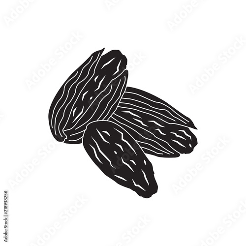Pistachios icon. Vector.