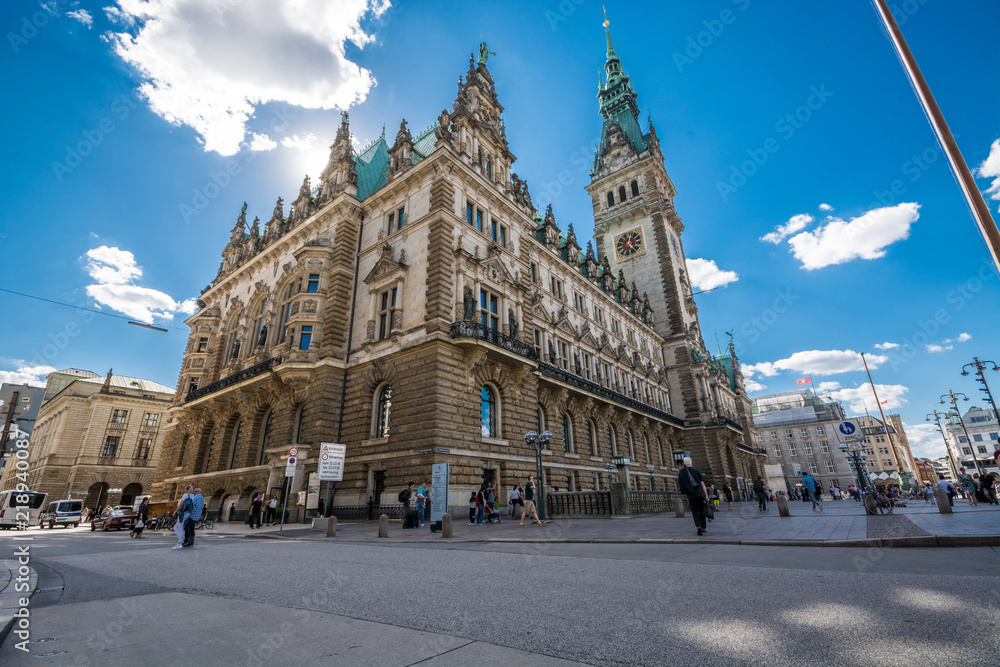 Hamburg City Hall is the seat of local government of the Free and Hanseatic City of Hamburg, Germany.
