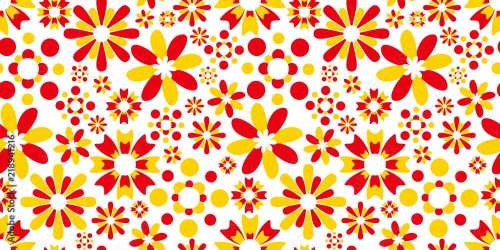 Flower background. Seamless pattern.Vector. 花のパターン Flower background. Seamless pattern.Vector. 花のパターン