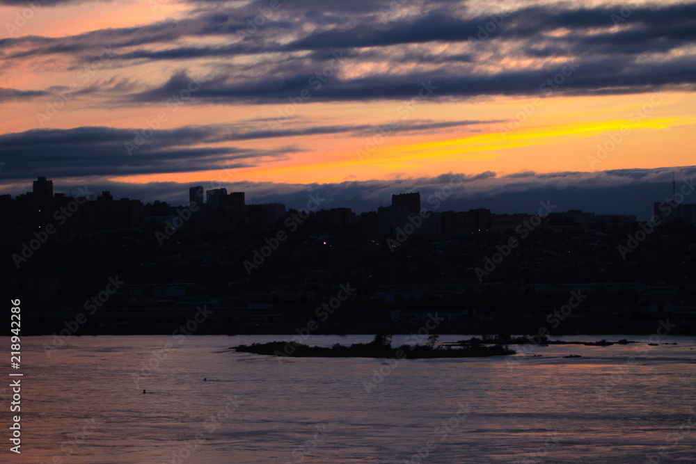 Naklejka premium sunset