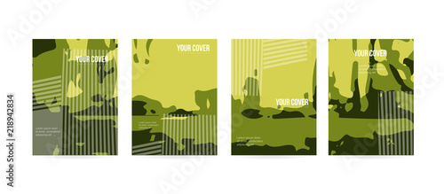 Minimal cover concept for brochure or card design