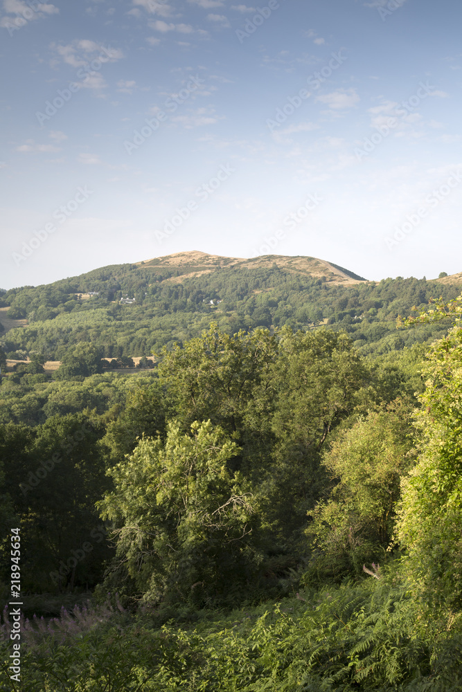View of Malvern Hills, England