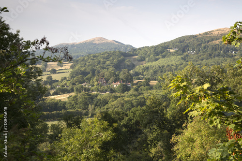 Landscape of Malvern Hills, England