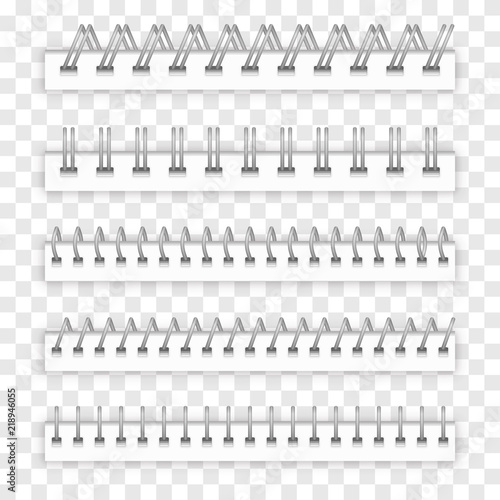 Set spiral binder.