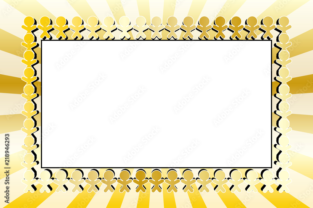 イメージ素材 友達 チーム 仲間 メンバー サークル グループ 同級生 フォトフレーム 名札 値札 Stock Vector Adobe Stock