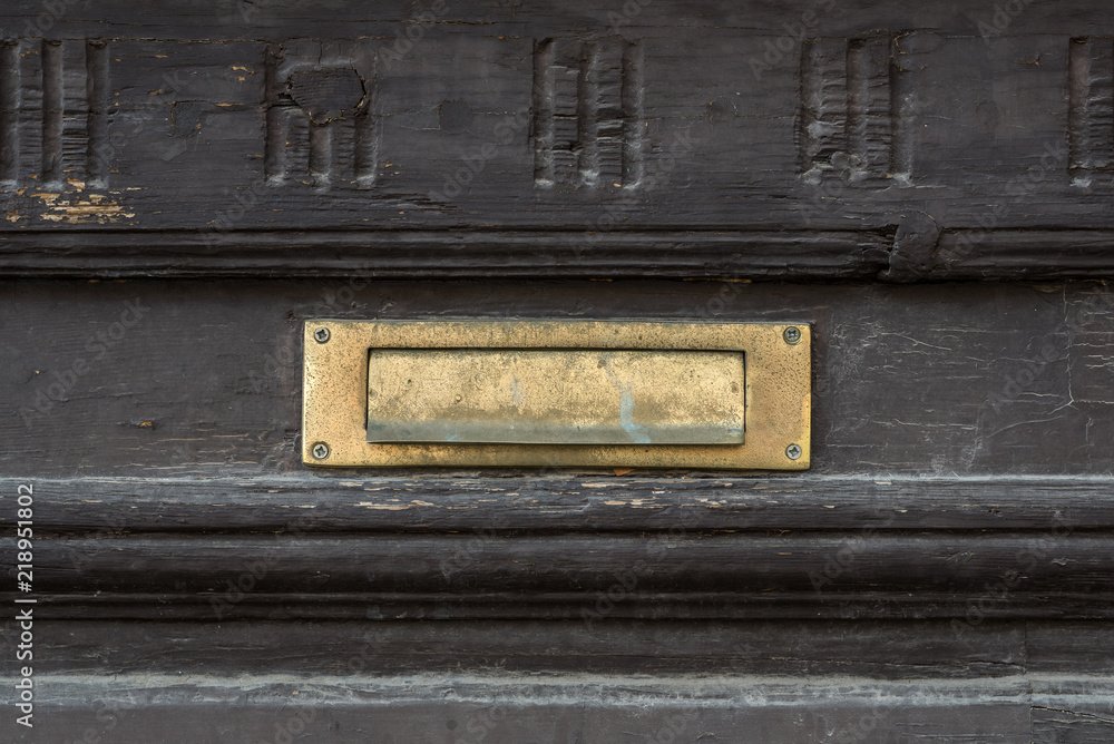 Old vintage letterbox (mailbox, postbox