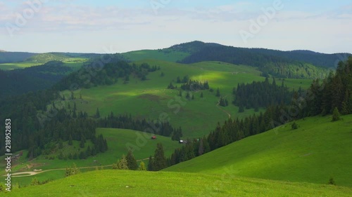 Mountain Apuseni Zona Padis Romania on the peak photo