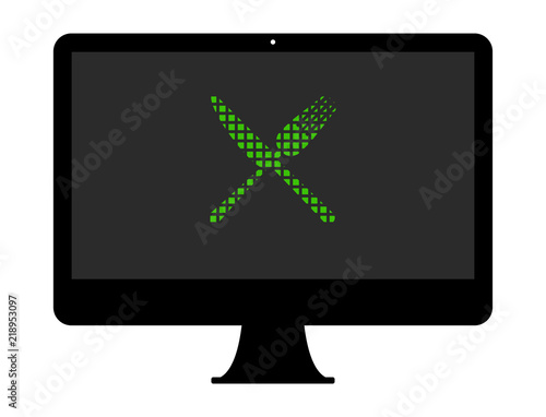 Pixel Icon PC - Gekreuztes Besteck