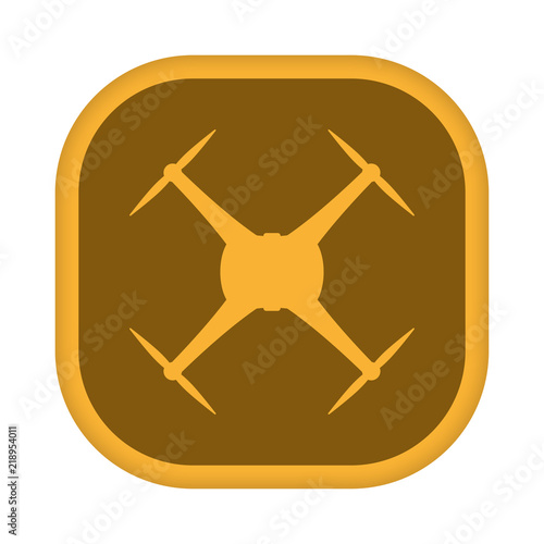 App Icon gelb - Drohne