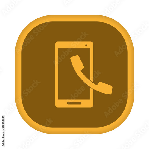 App Icon gelb - Anruf