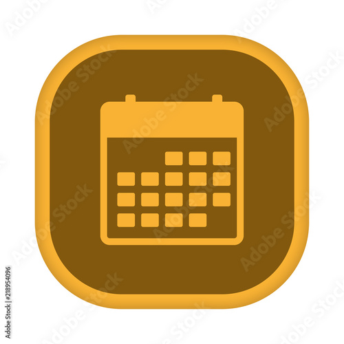 App Icon gelb - Kalender