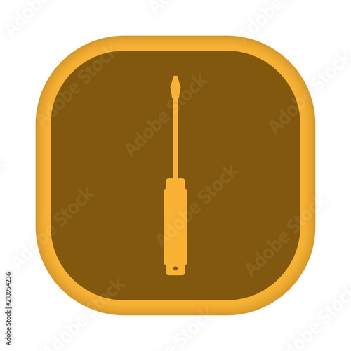 App Icon gelb - Schraubendreher