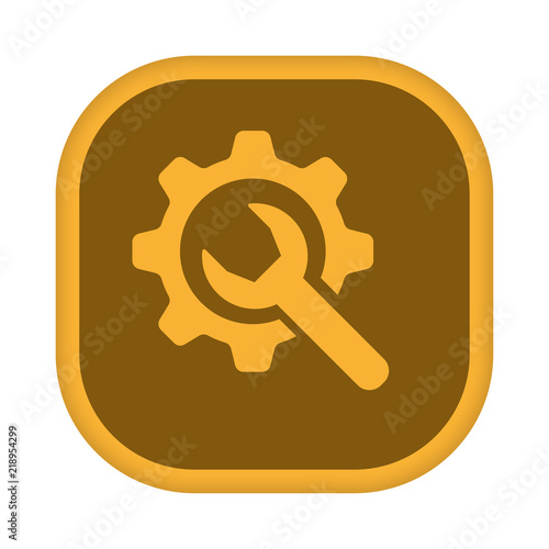 App Icon gelb - Einstellungen