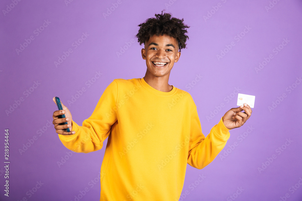 Portrait of a positive young afro american man Portrait of a positive young afro american man